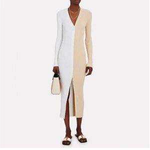 STAUD two tone long dress